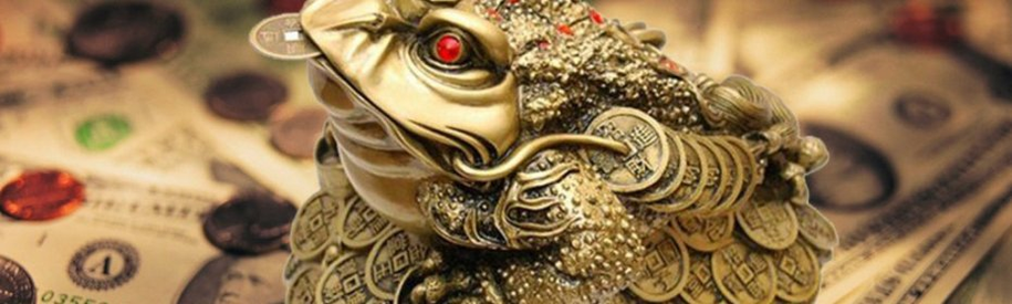 คางคกด้วยเหรียญในปาก - เครื่องรางเพื่อดึงดูดเงิน